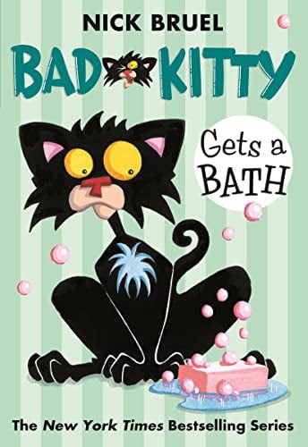 Bad Kitty gets a bath