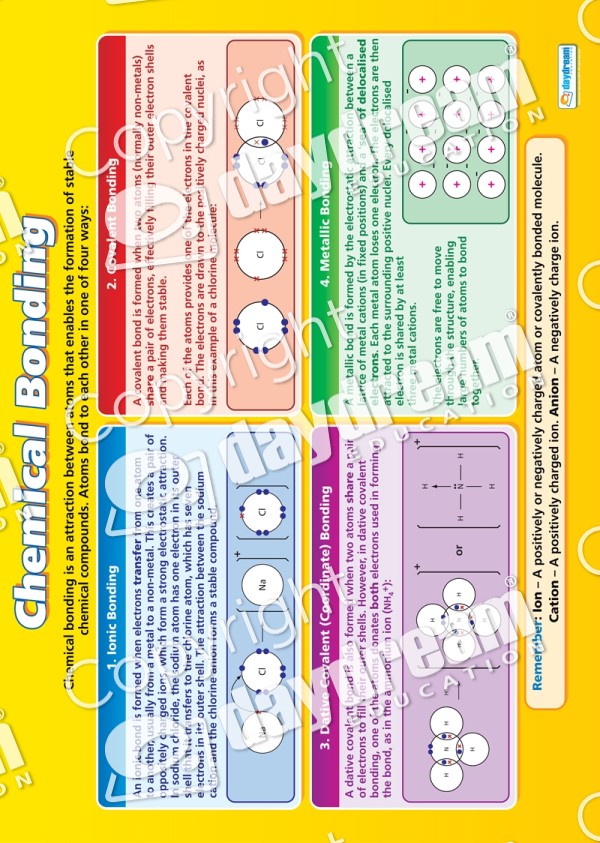 Chemical Bonding Poster (Picture) : Science Poster
