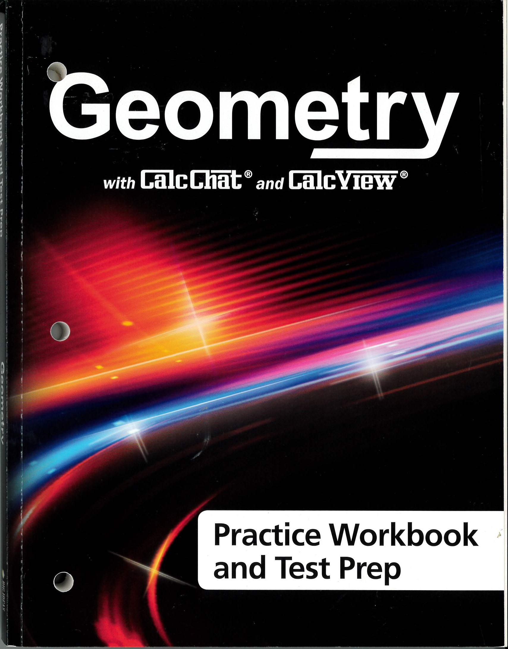 Geometry (Practice workbook and test prep) : with CalcChat and CalcView