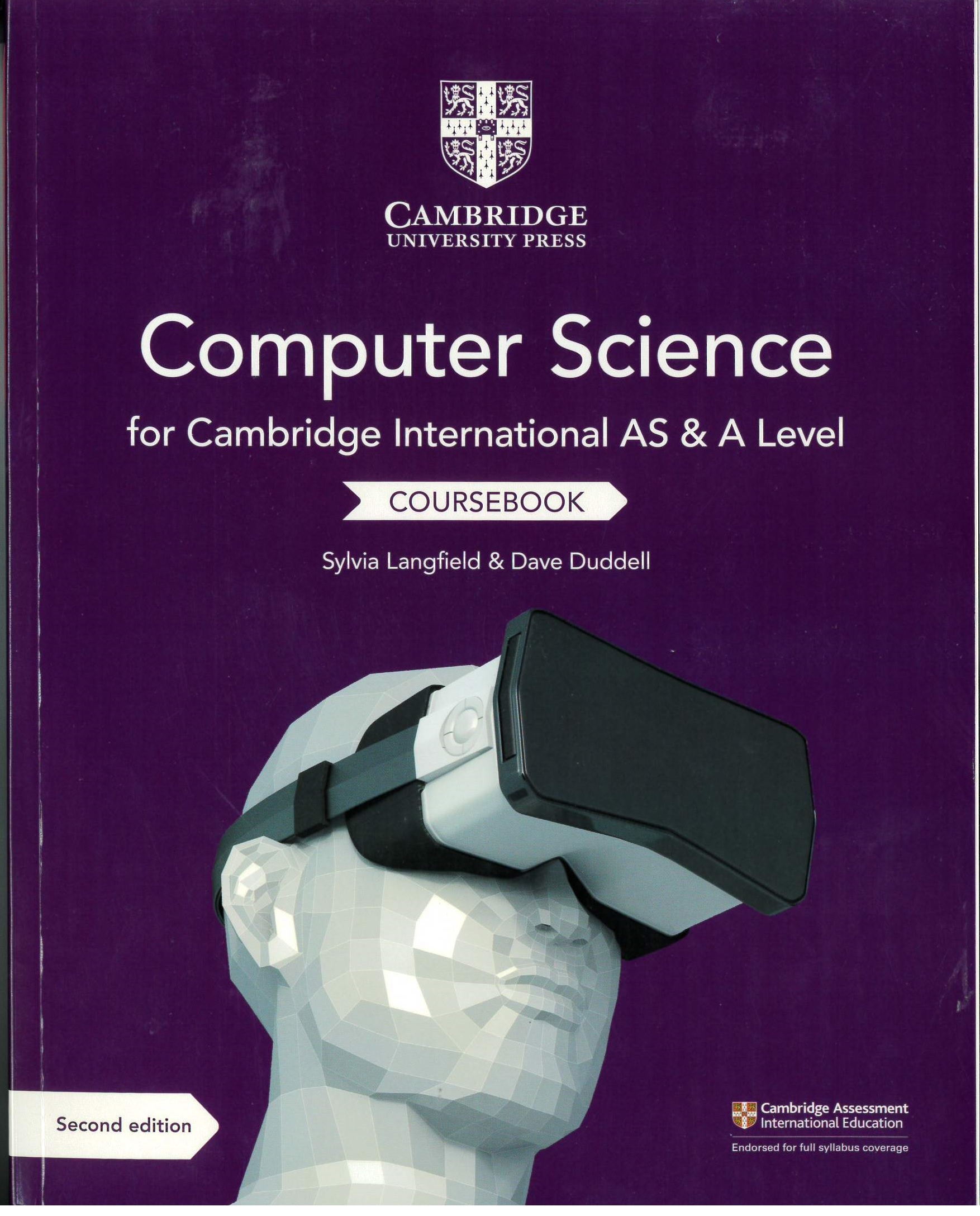 Computer science for Cambridge international AS and A level. Coursebook