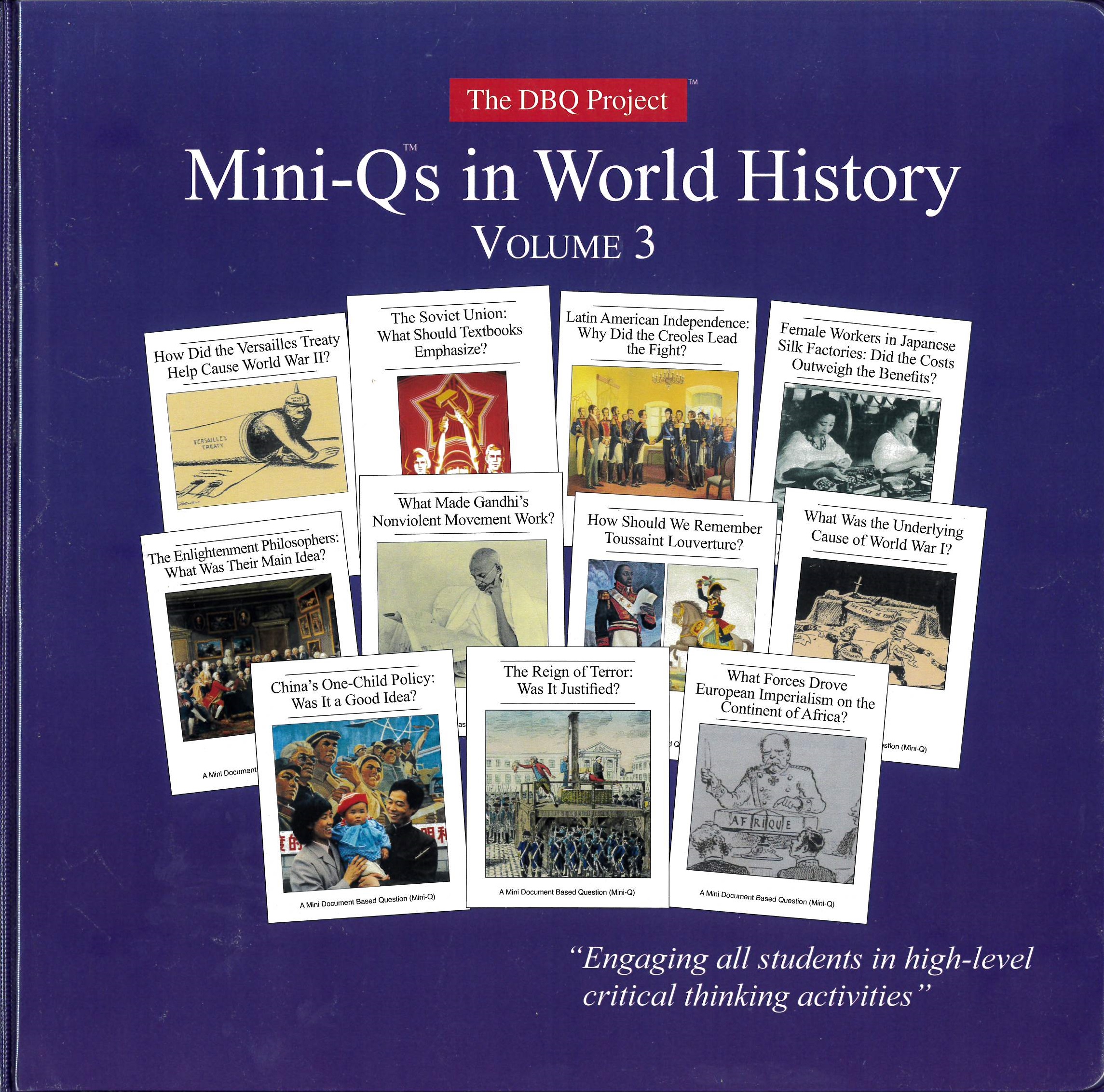 Mini-Qs in world history volume 3 : engaging all students in high-level critical thinking activities
