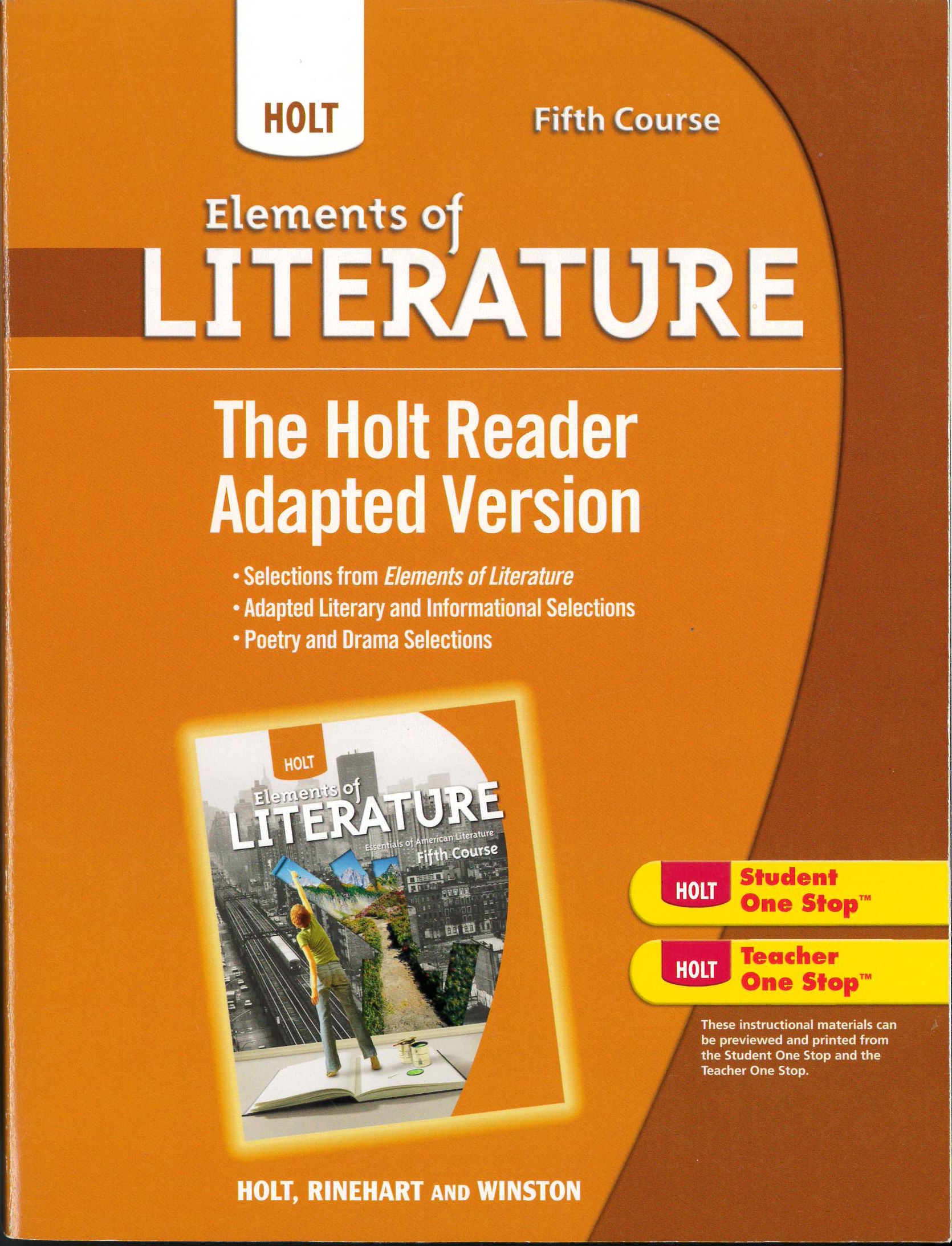 The holt reader, adapted version [Fifth Course]