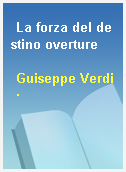 La forza del destino overture La forza del destino overture